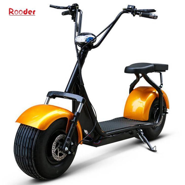 Rooder fat wheel harley electric scooter big wheel bike with brushless motor motorcycle r804 for Adults