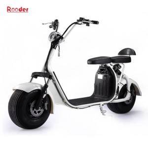 Rooder Citycoco harley Electric Fashion Fat Tire Scooter Razor Scooter 60V 1000W with Removable Lithium Battery