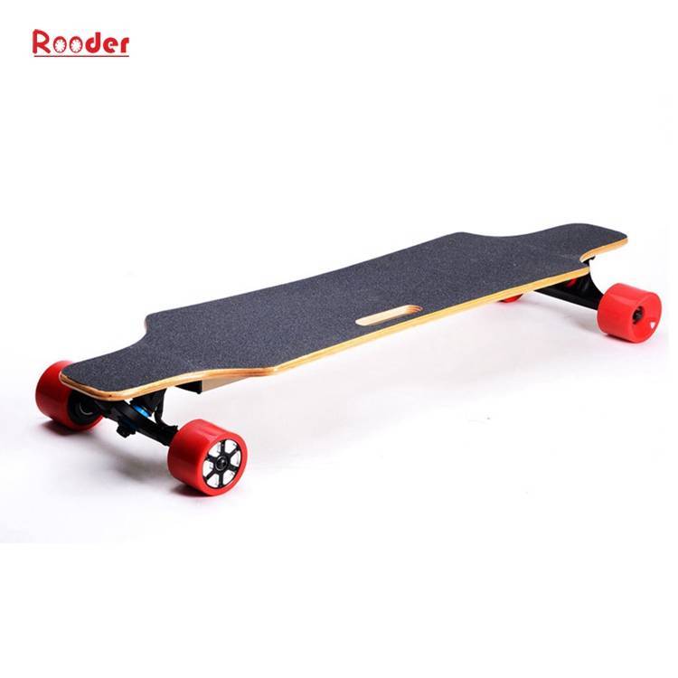 Rooder 4 wheel long board r800b electric skateboard with wireless remote control for adult