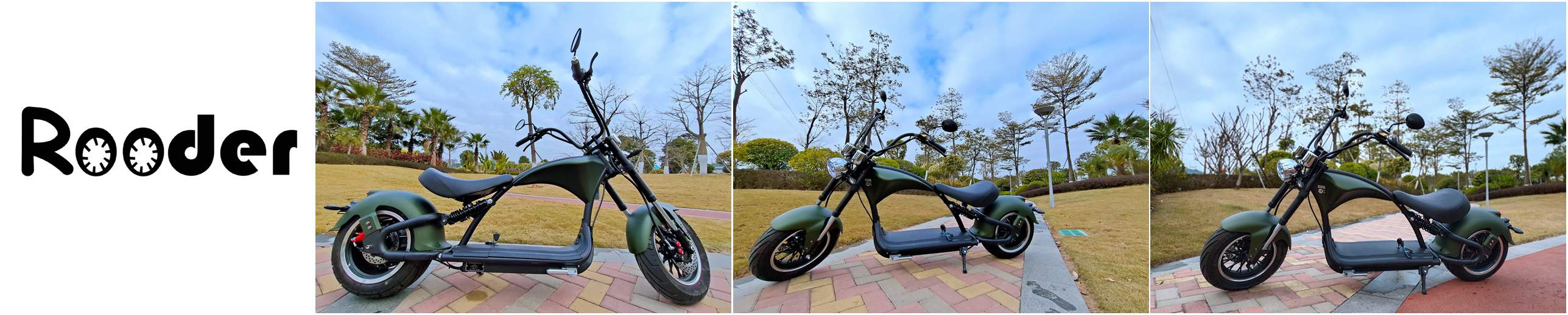 M1P Fat Tire Electric Citycoco Scooter EXW China $995