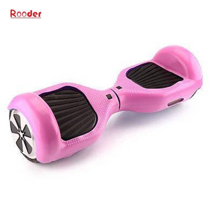 A Set BLACK/Red Silikon Cover Schutzhülle For 6.5" Hoverboard Balance Scooter 