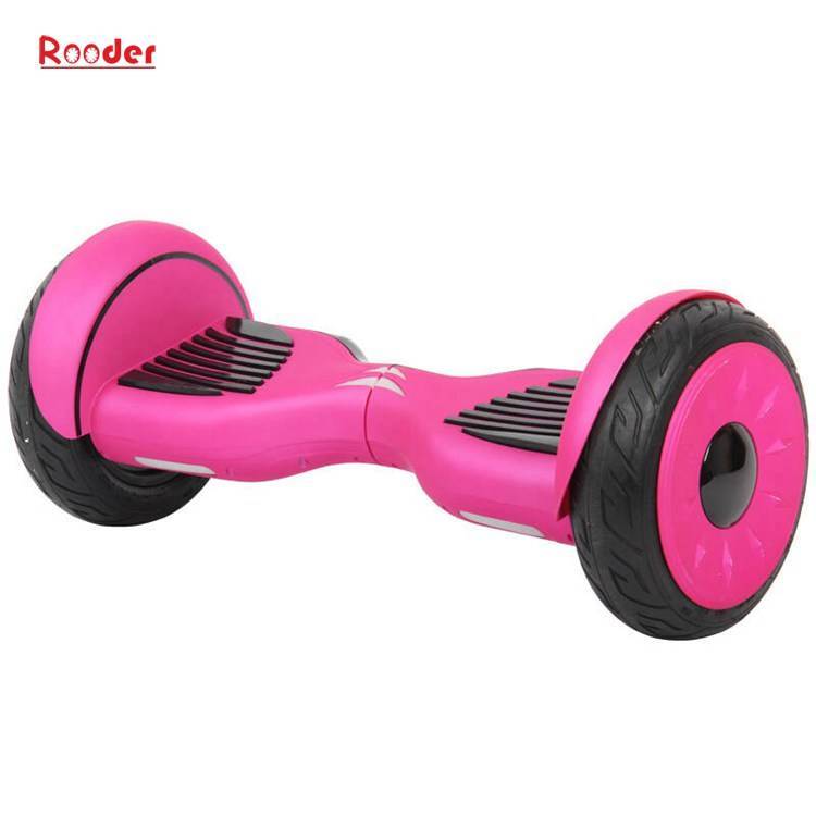 ብሉቱዝ ጋር Rooder 10 ኢንች 2 ጎማ hoverboard አቅራቢ Segway ማንዣበብ ቦርድ ቀሪ ጎማ r807h ብርሃን Samsung ባትሪ ወሰዱት