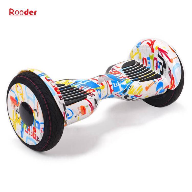 Rooder 10 ນິ້ວຈໍາຫນ່າຍ 2 ລໍ້ hoverboard Segway ຄະນະກໍາມະ hover r807h ຍອດລໍ້ກັບ bluetooth ນໍາແສງສະຫວ່າງຫມໍ້ໄຟ samsung