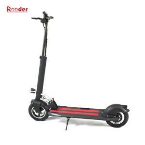folding electric scooter r803t with 10 inch wheel front rear led light 500W brushless motor 40kmh
