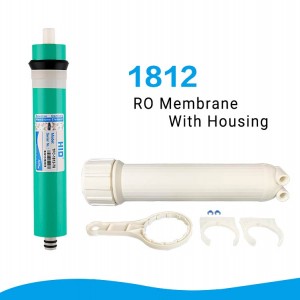 1812 RO membrane with housing-50GPD 75GPD 100GPD