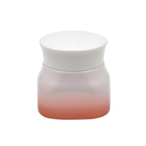 30g Gradient color coating glass face cream jars
