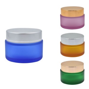 50g colorful painted skin care cream jar