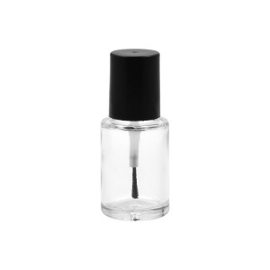 10ml transparent empty gel nail polish glass bottle