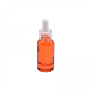 Transparent PETG dropper for serum bottle