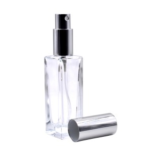 Wholesale Empty Flint 30ml Square Perfume Glass Bottle Packaging