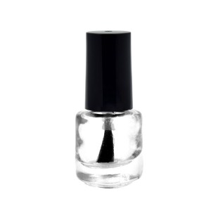 4ML mini glass bottle for nail polish oil cylinder shape