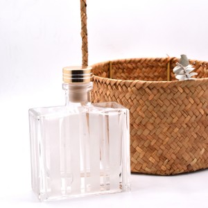 Refillable Home Diffuser Glass Bottle With Fiber sticks