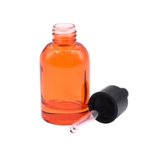 Transparent color Glass Dropper Bottles Essential Oil Bottles