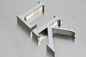 Refined Stainless Steel Letter