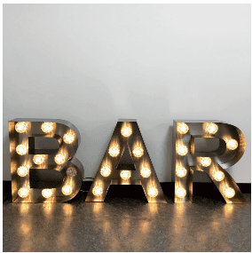 Europe style for Led Stainless Steel Letters - Vintage Light Bulb Letter Marquee Letter Sign – River Stone