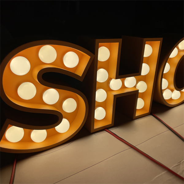 Marquee Letter Bulb Sign