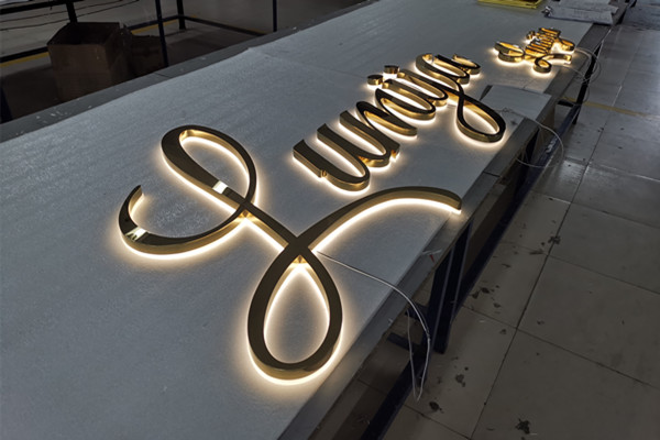 Electronic+Signs Backlit Sign Factory Supplier Stainless Steel LED Letters Featured Image