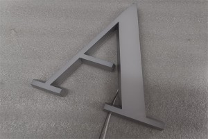 High quality sign maker acrylic letras led illuminated 3d outdoor building channel sign letters