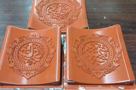 What effect does the hot stamping silicone plate have on the bronzing embossing?