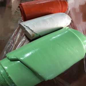 Vulcanized silicone rubber material