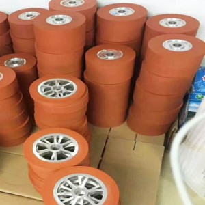 Hot Stamping silicone rubber wheel for PS Photo Frame Moulding