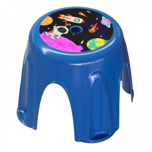 China Plastic Iml Label Rattan Design Chair Stool Mold for Kids