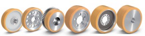 Polyurethane Drive Wheels PU Friction Wheels rubber wheel roller