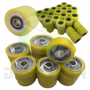 rubber rollers for labelling machine PU Polyurethane roll