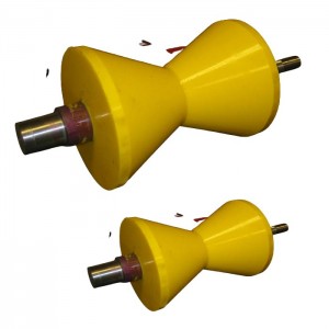 Urethane pipeline V rollers Industrial rubber roller