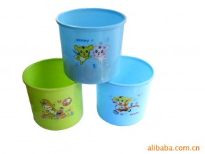 Customized Drawing Heat Transfer Printing Film For Plastic Pail Bucket Basin Customized Size