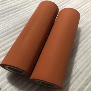 Orange Red Polyurethane Rubber Roller