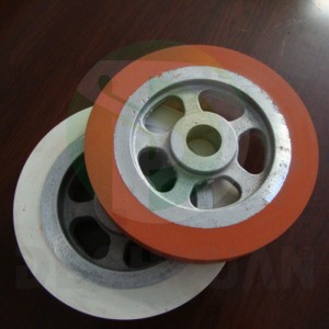 Silica gel wheel used on heat transfer machines