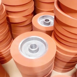 silicone wheels for hot stamping machine