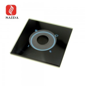 3mm Wall Crystal Clear Switch Tempered Glass with Milling Slot
