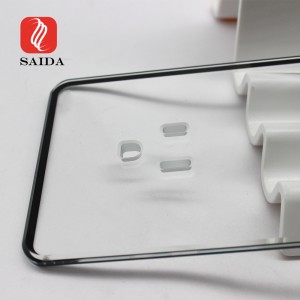 3mm Light Socket Glass Panel with Black Printing for Smart Home