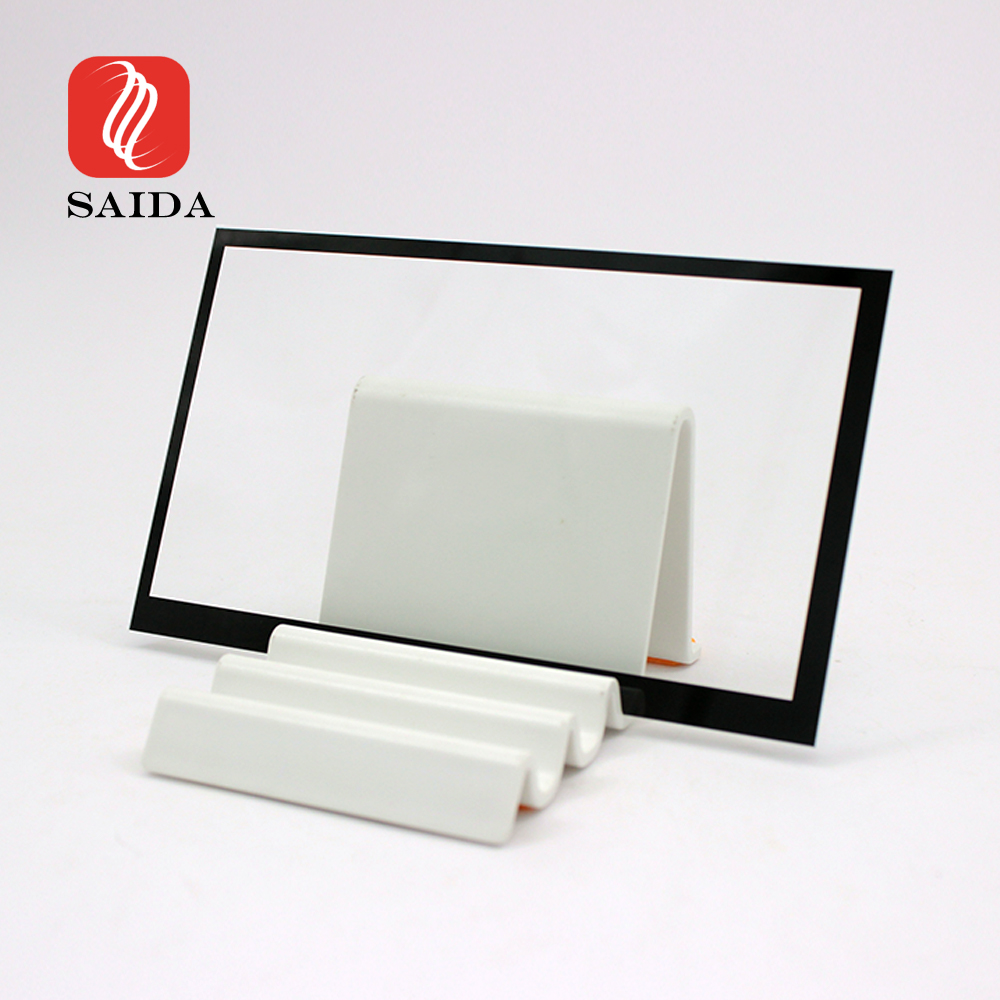 China LED 0.7mm Etched AG Display Cover Glass with Black factory and suppliers | Saida