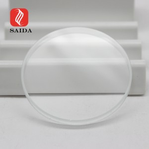 Lighting Round 3mm Ultra Clear Glass with Edge Slot
