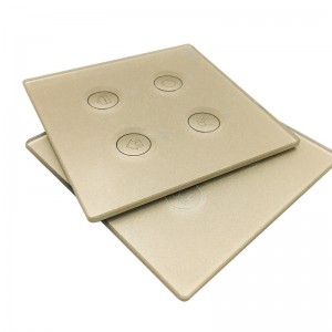 2mm Suface-Grooved Light Switch Glass Plates