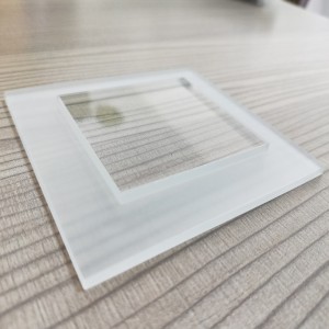 Ultra Clear pisado vidro temperado