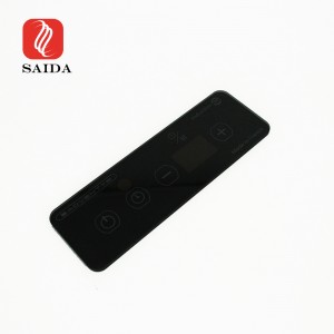 4mm Tempered Glass with Black Translucent Window for Induction Hobs