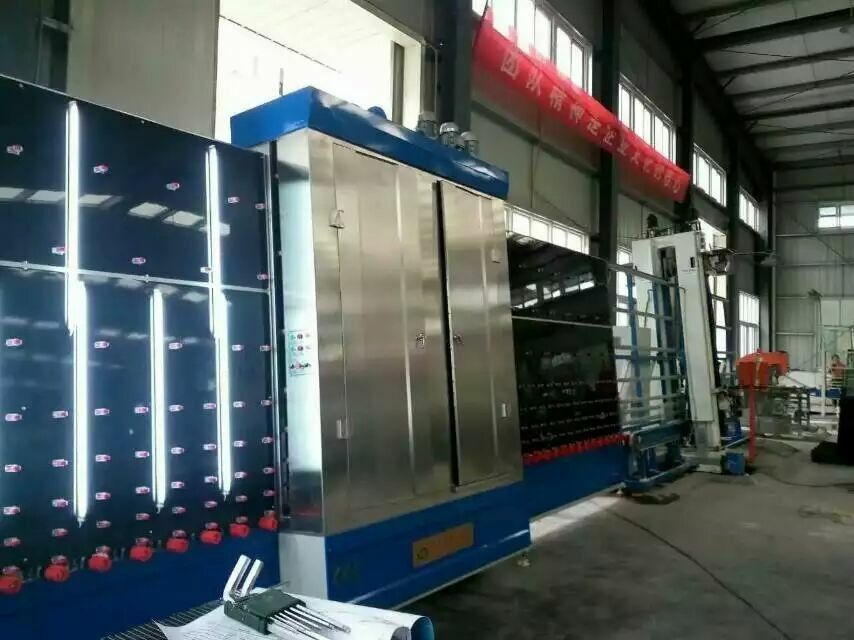 Stainless Steel Vertical  Low-e  Glass Washer,2500mm Vertical Low-e Glass Washing Machine with Tilting Table