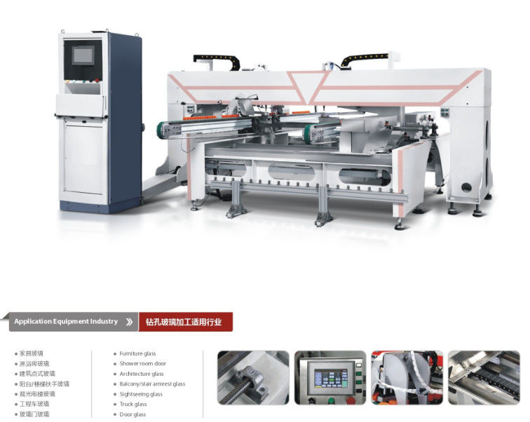 Reasonable price Automatic Insulating Glass Machine -
 Conveyor Double Heads Glass Drilling Machine For Automobile Glass , Stable Operation – Saint Best