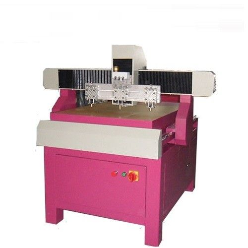 Pink Toughened CNC Glass Cutting Machinery For Cut 0.4~8mm Glass Thickness