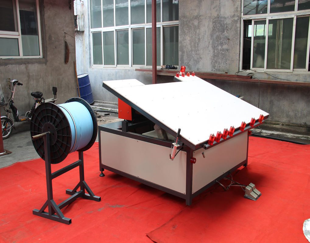 High Performance Qızdırılan Roller Press Table Double Glazing Glass Machine