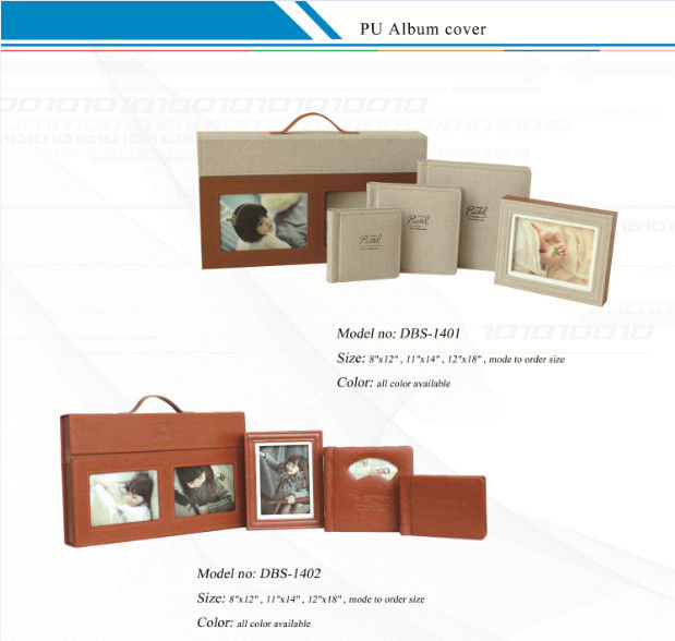 Customized  Leather Album Cover with Suitcase /  PU Album Covers