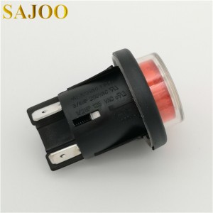 16A 250V 5E4 high-power round lamp waterproof push button switch SJ1-2(P)