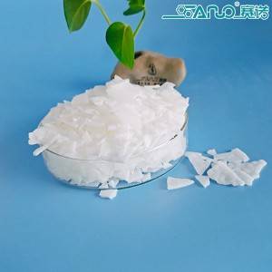 White flake polyethylene wax with smokeless for foam plate production
