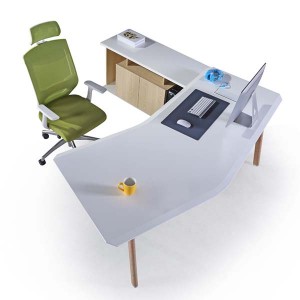 OEM/ODM Factory Tables - Neofront Manager table/ office desk/nordic design with powder coated finishing – Saosen