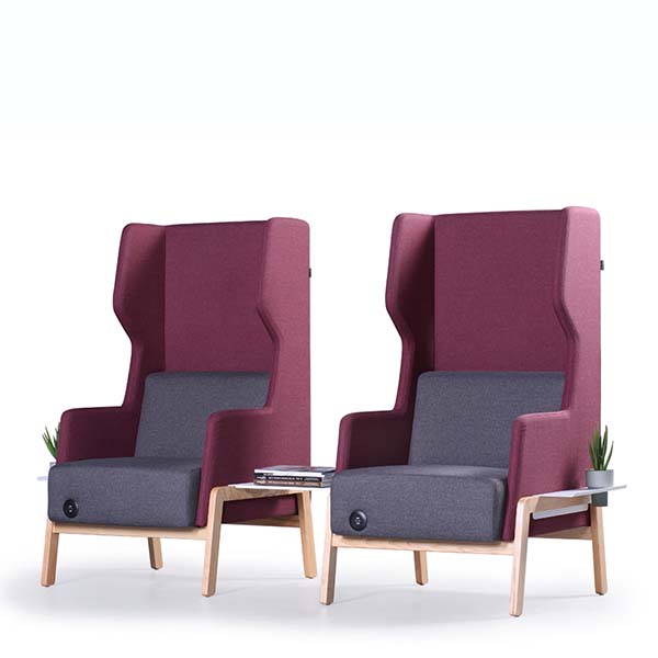 OEM China Portable Folding Bench - Neofront lounge sofa/Lounge Seating/ sofa space/fabric seating – Saosen