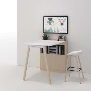 Good quality Cheap Computer Desk - Neofront bar table/occasional table/ Video meeting table/discussing table with powder coated finishing – Saosen